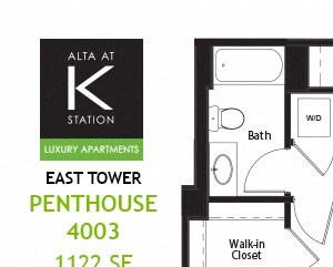East Tower - 2 Bed PH - 4003 East Tower - 2 Bed - Penthouse Plan 03